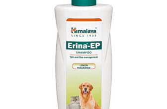 Himalaya Erina-EP Shampoo | 200 ml | Tick & Flea Control for Dogs & Cats | with Neem & Eucalyptus for Skin Health & Hygiene