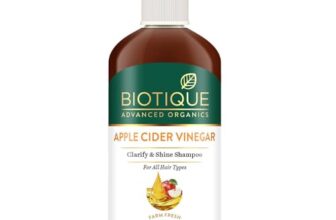 Biotique Apple Cider Vinegar Hair Shampoo, for All Hair Types, 300ml