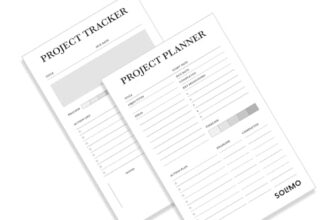 Amazon Brand – Solimo Desk Notepad, To Do List Planner, 50 Tear Off Sheets for Grocery, Shopping, Reminder, Checklist Set of 2
