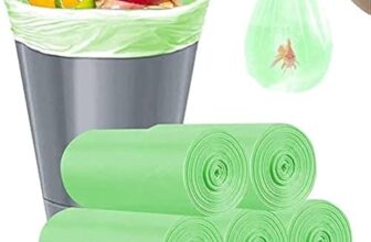 Stysol Premium (Green) Garbage Bags for Dustbin/Trashbin | Small 19 x 21 Inches | 30 Pcs X Pack of 8 Rolls (240 Pcs) – Box Packing