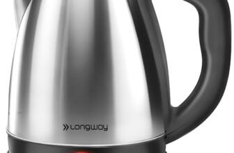 Longway Kestro 1.5 Ltr Electric Kettle with Stainless Steel Body for Boiling, Making Tea, Coffee, Soup, Etc (1500 W, Silver)
