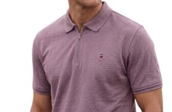 Louis Philippe_Mens_Solid_Mauve_Tshirt_LYKPCSLP023198_M