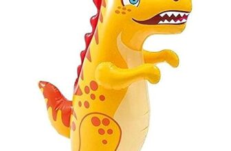 Intex Plastic Dragon Hit Me 3-D Toy Inflatable Bouncer for Kids (Multicolour, 44669)