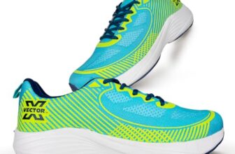 Vector X Drifter Unisex Jogging Shoes for Men, Women & Boys|Breathable Mesh Upper, EVA Phylon Sole, Memory Foam Midsole|Stylish Running & Walking Indoor Outdoor Sports Sneakers (Cyan, 9)