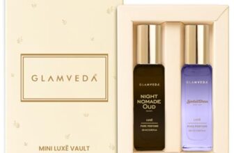 Glamveda After Dark Scenes | Night Nomade Oud & Seductress | Long Lasting 2x20ml Pure Perfume for Man & Woman | Jasmine, Vanilla, Raspberry, Oud & Vanilla | Premium Unisex Fragrance for Men & Women