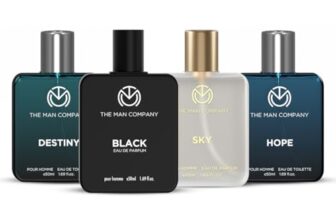 The Man Company Premium Perfume Gift Set for Man 4 X 50ml – Black, Hope, Destiny and Sky | Luxury Long-Lasting Fragrance For Man | Anniversary fragrance | Valentine Gift For Boyfriend | For Party, Outing, Office & Date