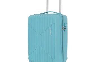 KAMILIANT by American Tourister Savvy|Cabin Trolley Bag Small Size (55 cms) for Travel| Hard Case Polypropylene (PP) Suitcase|360° 8-Wheel Spinner Luggage Trolley|Combination Lock|Sea Blue