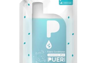 PUER Fabric Conditioner Morning Bliss 1800ml Refill Pouch for Front & Top Load Washing Machine | Plant Based & Eco Friendly | Lint Free Softness with Long Lasting Fragrance