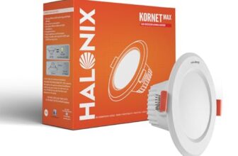 Halonix Polycarbonate 7W 6500K White Kornet Junction Box Led Downlighter|Cut Out- 2.95 Inch, Dia- 4.13, Height- 1.96 Inch||Downlighter for Home, Shop and Office|Pack of 1, White.