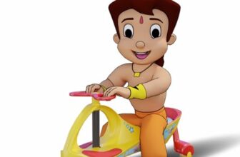 Cockatoo-Kids Buzzy Ride Chota Bheem Licensed Baby Car, Panda Cycle for Baby, Swing Car for Kids with Smooth & Silent Ride, PU Wheels, Comfortable Seat, Ideal for Toddlers 1-3 Years, Yellow