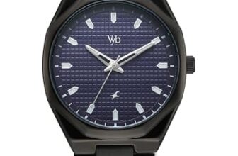 Fastrack Vyb Nimbus with Quartz Analog Purple Dial Black Zinc Alloy Strap Watch for Men – FV30043NM01W