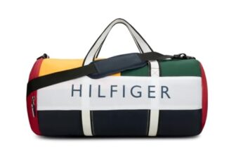 Tommy Hilfiger Polyester 53 cms Navy Gym Shoulder Bag (TH/MARLON08)