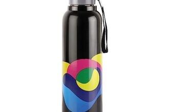CELLO Puro Steel-X Benz Pro 900 | Leak Proof | Wide Mouth & Easy to Open | Insulated Inner Steel Water Bottle | 730ml| Set of 2, Assorted