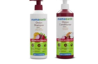 Mamaearth Hair Fall Control Combo(Onion Shampoo, 400ml + Onion Conditioner, 400ml)