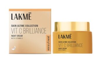 Lakme Vitamin C Brilliance Night Cream with Vitamin C 50G, healthy, glowing skin