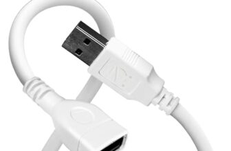 Zebronics USB Extension Cable, 3 Meter Length, 480Mbps Data Transfer, Full Copper Core, Nickel-Plated Connectors, Durable Build, For TV, Laptop, PC, Hard Drive, Gamepad (UEC30)