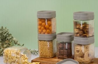 Nayasa Refresh Container 750 ML BPA Free Food Grade Airtight Kitchen Storage Stackable Containers- Set Of 6 | Grey