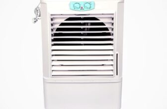CELLO Breezer 45 Litres Heavy Duty Vertical Commercial Air Cooler | High-Density Honeycomb Cooling Pads, Auto-Fill Water Technology, Powerful Air Flow | Long Life Air Cooler For Restaurants & Office