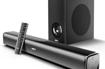 Mivi Nex 200 Soundbar [New Launch], 200 Watts, 2.1 Channel System with Sound bar and Subwoofer, Nex PowerStage Audio, Multiple Input Modes, Made in India