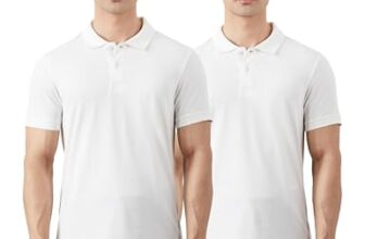 Amazon Brand – Symbol Men’s Cotton Rich Solid Polo Tshirt | Collar Tshirts | Half Sleeves | Plain-Regular Fit (Available in Plus Size and Combo Pack of 2)