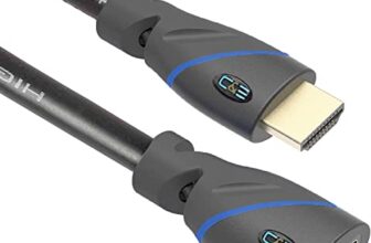 C&E CNE511702 High Speed HDMI Cable Male to Female with Ethernet (25 Feet/7.6 Meters), Supports 4K, 3D and Audio Return Black (2 Pack)