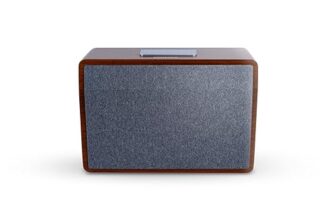 Philips Bluetooth Speaker TAS2218/94, 10W RMS with 6 Hrs Playtime, Retro Wooden Design, Indoor and Outdoor Mode, USB Playback, FM, Mic Input, Carry Strap (Brown)