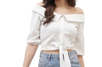 ATHENA LIFESTYLE Women’s Regular Fit Shirt (ATP-16114_White