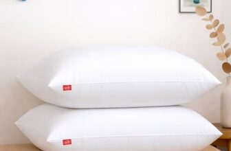 Zinnia Comfort Soft Microfiber Bed Pillows for Sleeping | White, Regular Size 16 x 24 Inches | Soft & Comfortable Set of Pillow for Home & Daily Use | Pack of 2