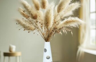 Cortina Ceramic Flower Vase 30 * 10 Unbreakable, Decorative, Tabletop, Living Room, Bathroom, Bedroom, Home Office – Multicolor-19