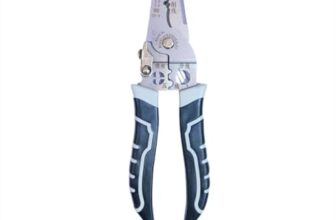 Homdum All in 1 Multifunction Stainless Steel Wire Stripper/Wire Crimping Tool, Wire Cutter, Wire Crimper, Cable Stripper, Wiring Tools and Multi-Function Hand Tool