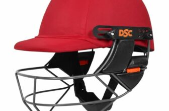 DSC Punch Cricket Helmet for Mens, Colour – Red, Size – X – Large