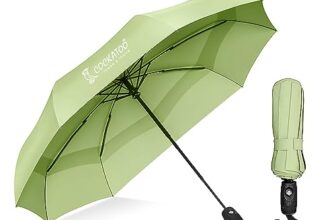 Cockatoo Rain-Guard Automatic Umbrella With 8 Ribs, Material- Polyponee, Umbrella For Women & Men, With Auto Open-Close Button