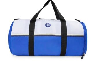 Aeropostale Duo Unisex Polyester 38L Gym Bag Duffel – White