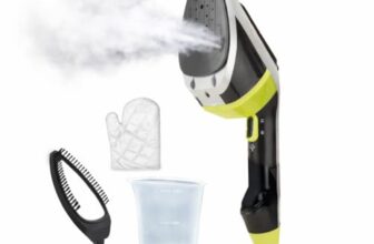 GOODSCITY 3 in 1 Garment Steamer, 1950 Watt Steam Iron with Ceramic Soleplate, Wet & Dry Iron Steamer | 170ml Tank | Portable Steam Press | Vertical & Horizontal Steaming | 1 Year Warranty- GC271
