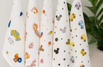Mini Wonders Muslin Face Towels Set of 5 | Soft Cotton Baby Towels for Daily Use | Washcloths for Newborns & Infants | Skin-Friendly & Reusable