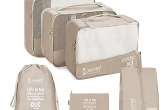 Cockatoo Trek-Trove 6 Pc Travel Storage Bag,Travel Organizer Bags for Luggage,Material: Silk Cotton