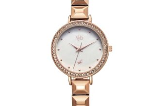 Fastrack Analog Mother of Pearl Dial Women’s Watch-FV60050WM01W