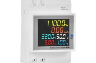 Blackt Electrotech BT710FM Multifunctional Digital Energy Meter – 6-in-1 AC Voltage, Current, Power & Energy Monitor with Built-In CT, 40-300V, 100A (Regular)