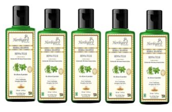 Khadi Natural Herbal Henna & Tulsi Shampoo 1050 Ml,1 Count