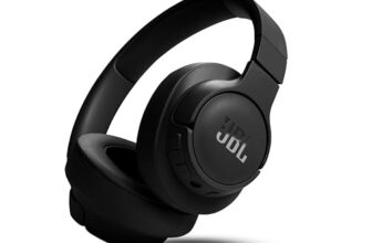 JBL Tune 770NC Wireless Over Ear ANC Headphones with Mic, Upto 70 Hrs Battery, Speed Charge : 5 min Charge Gives up to 3H of Playback, Customized EQ, Google Fast Pair, Dual Pairing, BT 5.3 (Black)