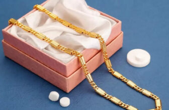 GAFUT 1 gram High Quality Indian Polished “21” Inches GoldChain for Men and boy Gold-plated Plated Copper Chain
