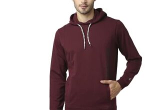 Pepe Jeans Mens Alan Placement Printed Sweatshirt, Burgundy,S
