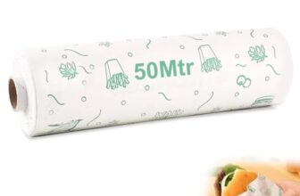 50 Meter Food Wrapping Paper Roll – Premium Non-Stick Butter Paper, Re-Heatable & Greaseproof Parchment Paper for Baking, Cooking & Wrapping