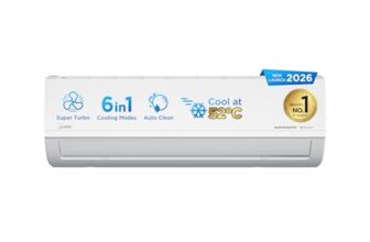 Midea 1.5 Ton 3 Star Inverter Split AC (Copper, Convertible 6-in-1 with Auto Intelligence,Turbo Mode for Faster Cooling, Auto Clean & HD+PM 2.5 Filter,2026 Model, Santis Max DLX-MAI18SD3R36F1, White)