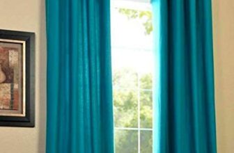 Home Sizzler Long Crush 2 Piece Blue Long Door Curtain, 9 feet