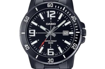 Casio Enticer Men Analog Black Dial Men MTP-VD01B-1BVUDF (A1979)