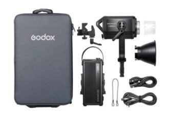 Godox M600D LED Video Light, KNOWLED Vdier Light 740W 5600K 164000LUX CRI 96+ TLCI 97+, Built-in FX Effects for Film Shooting, Portrait, Wedding, Outdoor Shooting, YouTube Videos