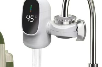 Portable Instant Electric Mini Geyser 3000W – Tankless Hot Water Heater for Kitchen & Bathroom | Rapid Heating in Seconds | Compact, Energy Efficient Instant Water Heater