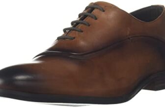 Hush Puppies Mens CHALES Pleat E Light Brown Oxford – 7 UK (8343689)