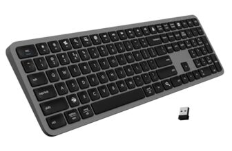 ZEBRONICS K5002MW Slim Wireless Keyboard with in-Built Battery, Copilot AI Key, Windows | Mac | iOS | Android, Scissor Switch, 3 Bluetooth + 2.4Ghz, 109 Keys, 13 Multimedia Keys, Type C Charging